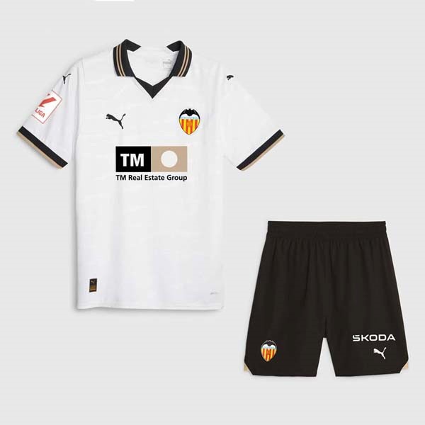 Camiseta Valencia 1ª Niño 2023-2024